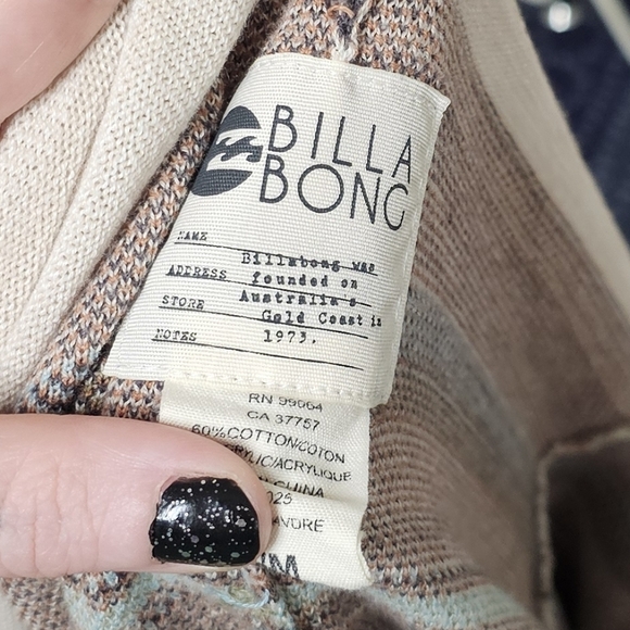 BILLABONG | DREAM CHASER COTTON BLEND CARDIGAN SWEATER - Picture 15 of 16